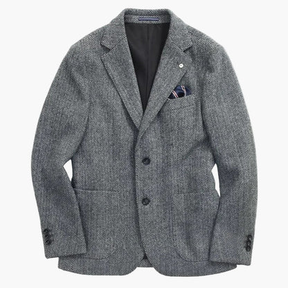 Herren Sakko im Hahnentritt-Muster – Eleganter Business- und Freizeitblazer