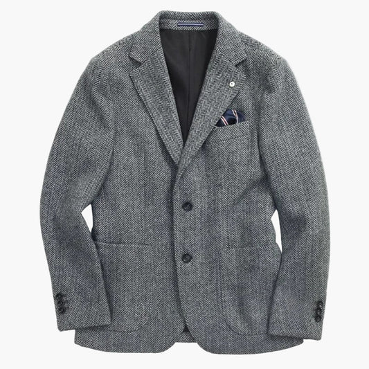 Herren Sakko im Hahnentritt-Muster – Eleganter Business- und Freizeitblazer