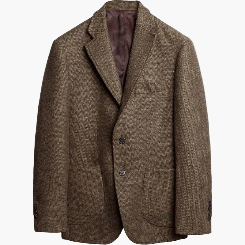 Herren Sakko im Hahnentritt-Muster – Eleganter Business- und Freizeitblazer