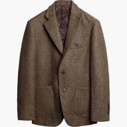 Herren Sakko im Hahnentritt-Muster – Eleganter Business- und Freizeitblazer