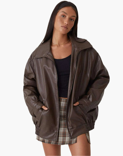 Damen Oversize Jacke mit trendigem Streetwear-Look