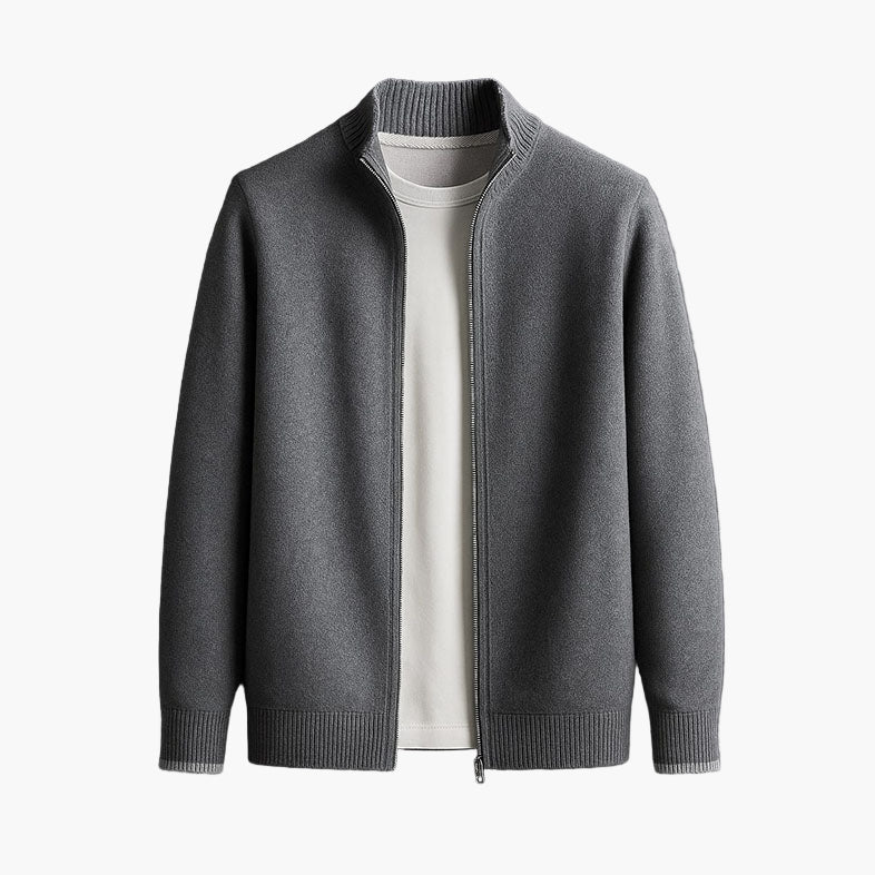 Herren Strickjacke mit Reißverschluss – Moderner Komfort und Eleganz für Business & Freizeit