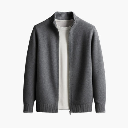 Herren Strickjacke mit Reißverschluss – Moderner Komfort und Eleganz für Business & Freizeit