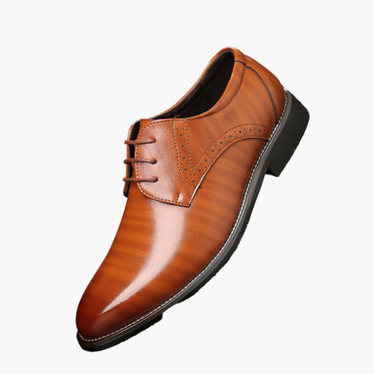 Herren Business Schnürschuhe – Elegante Brogue-Lederschuhe für Büro und besondere Anlässe